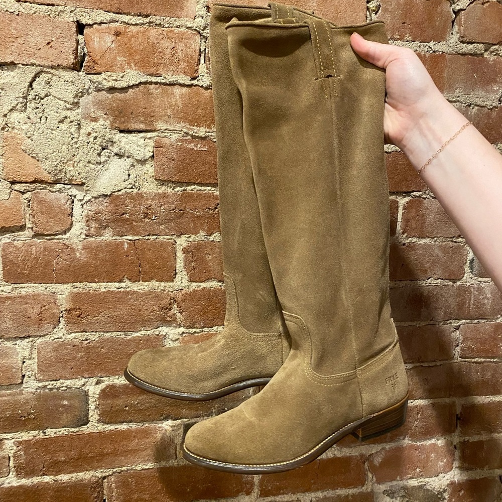 FRYE Bari Slouchy Suede Boot